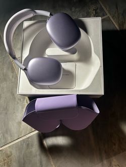 Purple AirPod Maxes