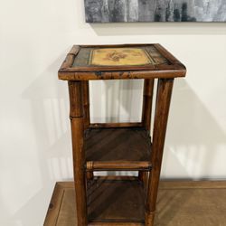 Small Bamboo Shelf Stand (1 Ft 8” Tall)