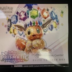 Prismatic Evolutions Pokemon Center ETB Elite Trainer Box