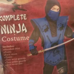 Ninja Costume Child BLUE