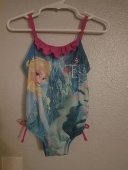 Elsa toddler baby girl bathing suit! 2t