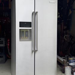 KitchenAid - Side-by-Side Refrigerator 19.9 Cu. Ft. 