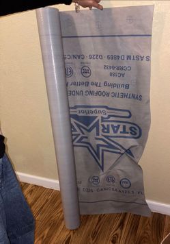 Roofing plastic roll paper $45