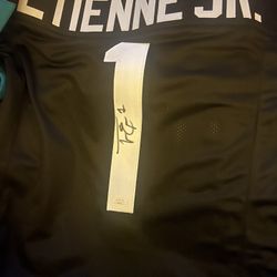 Travis Ettienne Jr Jags Jersey Auto Certified Xl