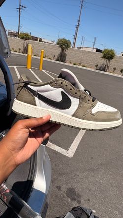 Air Jordan 1 Retro Low OG (GS) – Medium Olive/Black