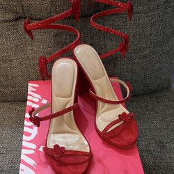 Red Valentine Heels
