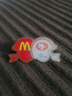 McDonald's San Francisco 49ers Helmet Lapel Pin