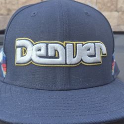 Denver Nuggets City Edition Hat  Size7 3/4