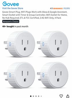 Govee smart switch (pack of 4)