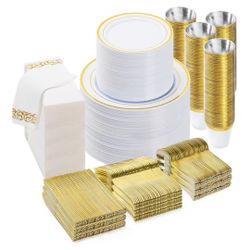 100 Plastic Dinner Settings