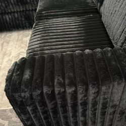 New 119x92 corduroy sectional couch