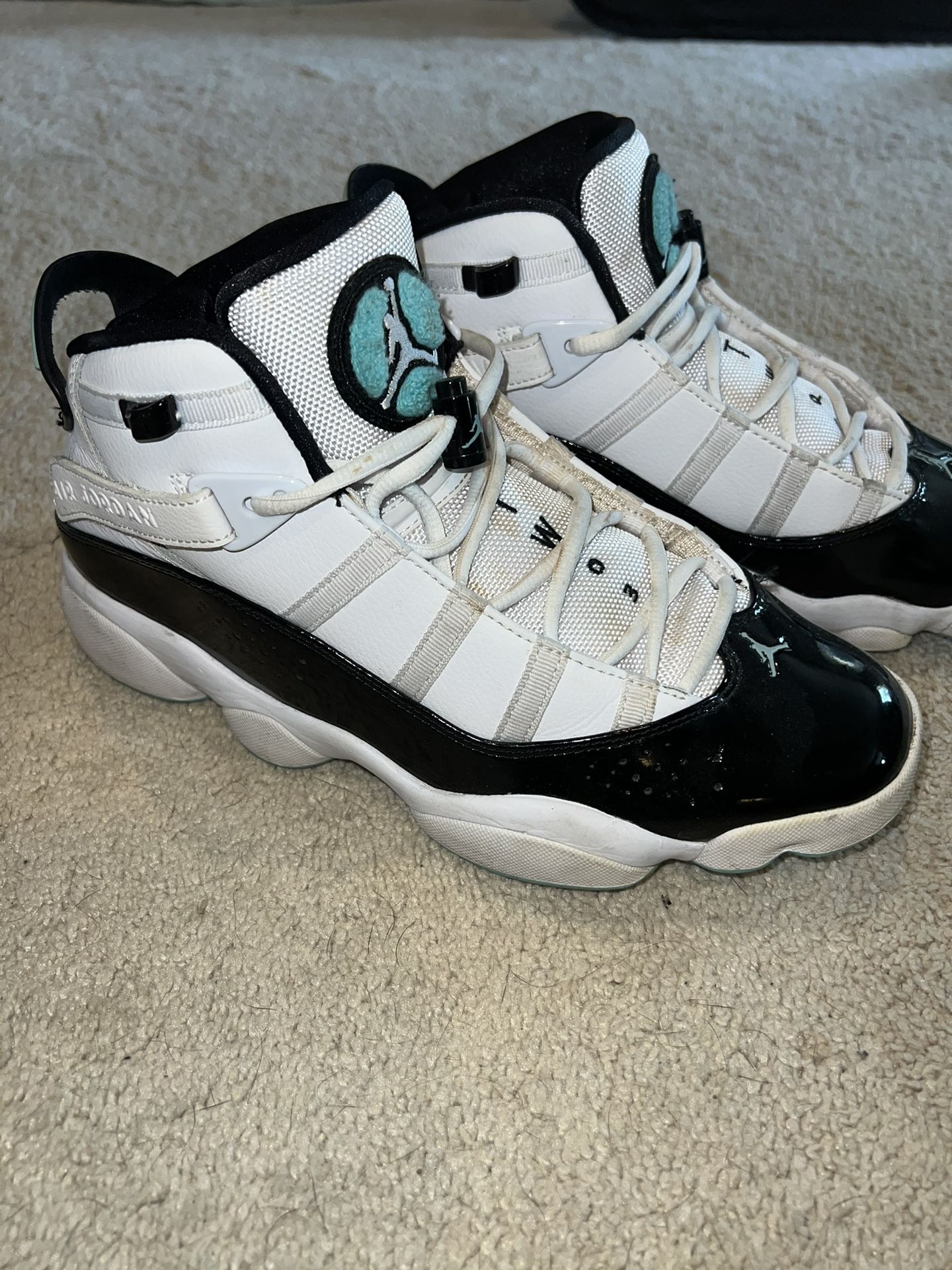 Jordan 6 Rings (Black/White) – Size 9 – $70 OBO