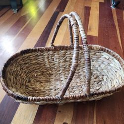 Large Woven Picnic Basket