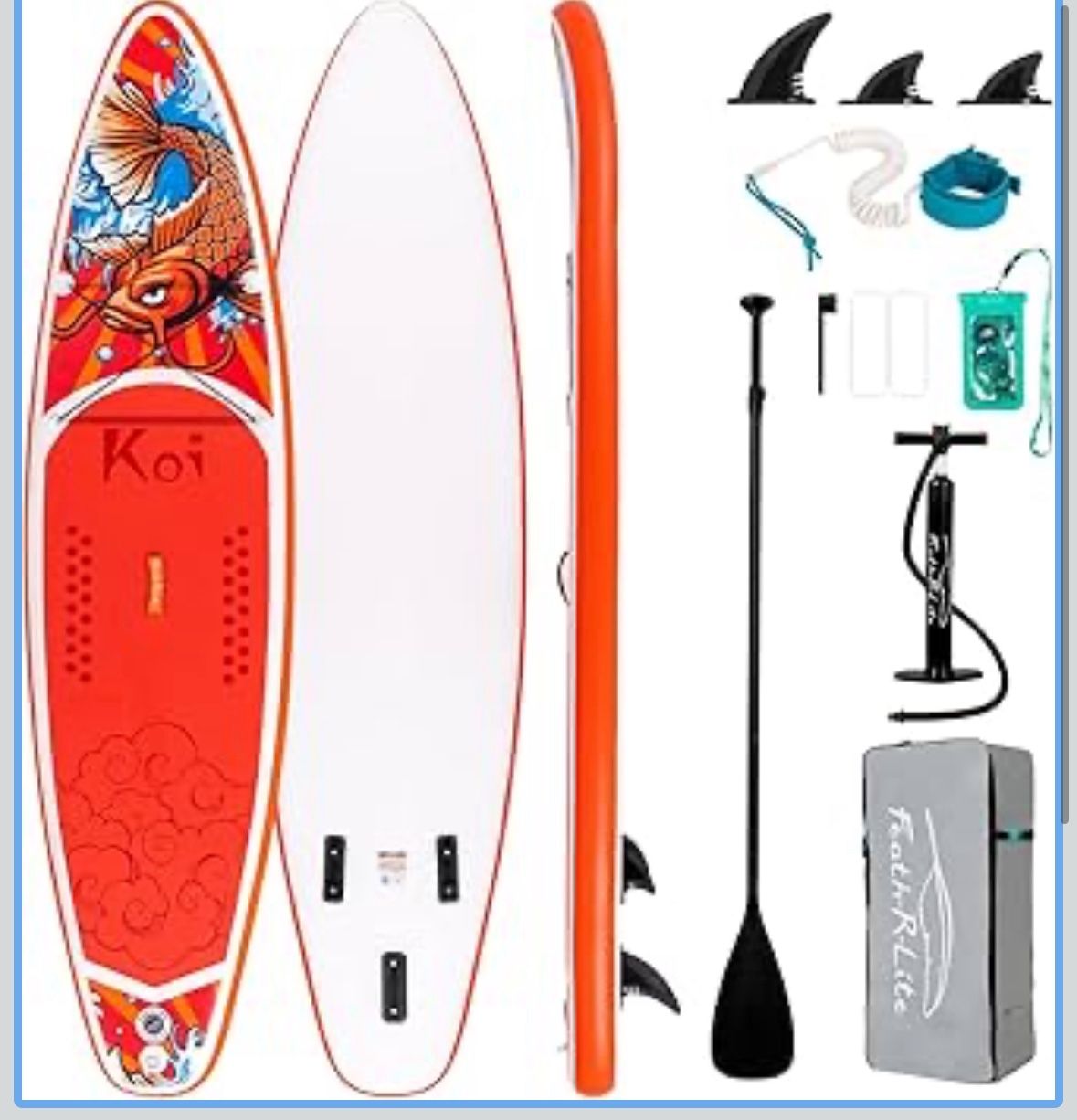 Inflatable Paddle Board Stand Up Paddleboards for Adults SUP with Premium Accessories