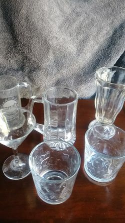Box of drinking glasses