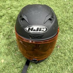 HJC i10 Maze Full Face Motorcycle Helmet Black 3XL Read Please As Is