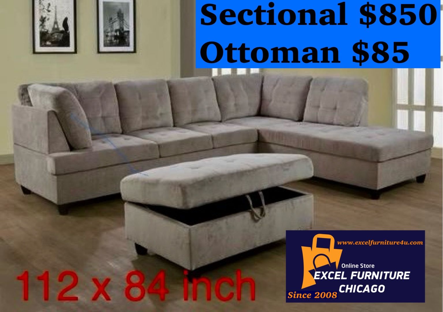 🌺FREE DELIVERY🌺Brand New Sectional Sofa Couch