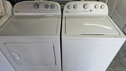 Great working agitator less whirlpool washer and dryer set