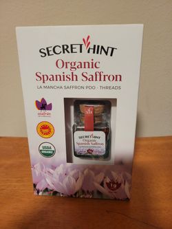 Secret Hint Organic Spanish Saffron