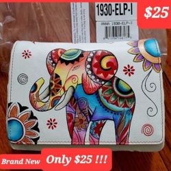 $25🌸Large Flap Organizer by Anna by Anuschka Brand New. Only $25 !!!