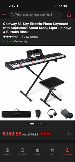 88 key electric piano bundle