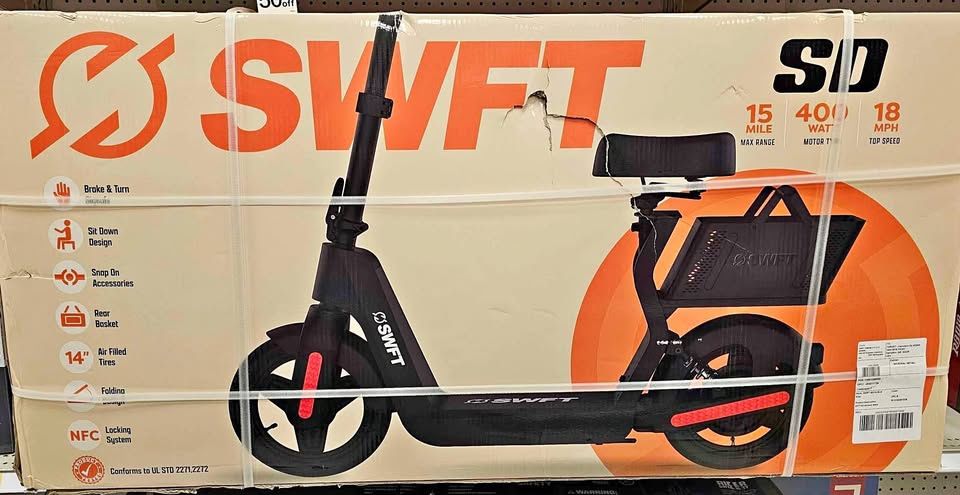 SWFT SD Electric Scooter - Black