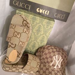 Sandal Gg/ Sandal/  Gg Sandal /price For The Set Hat + Sandal 