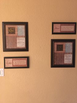 4 pcs. Wall Art