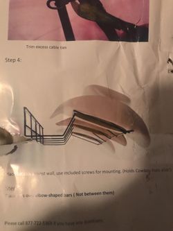Baseball cap rack
