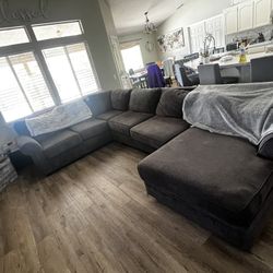 Grey Sectional Couch
