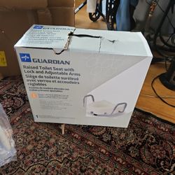 HandicapToilet Seat New  Raised W Arms  