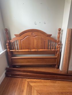 Solid Wood Bed Frame – Full or Queen Size