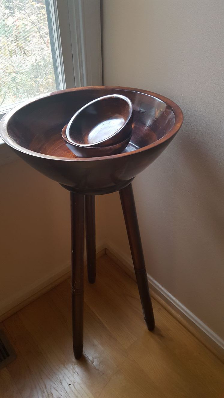 Decorative Wooden Bowl Set