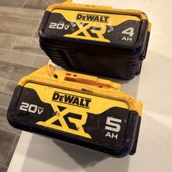 Dewalt 20v batteries