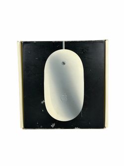 Apple Mighty Mouse Wired USB - Model A1152 - MA086LL/A - White - Open Box