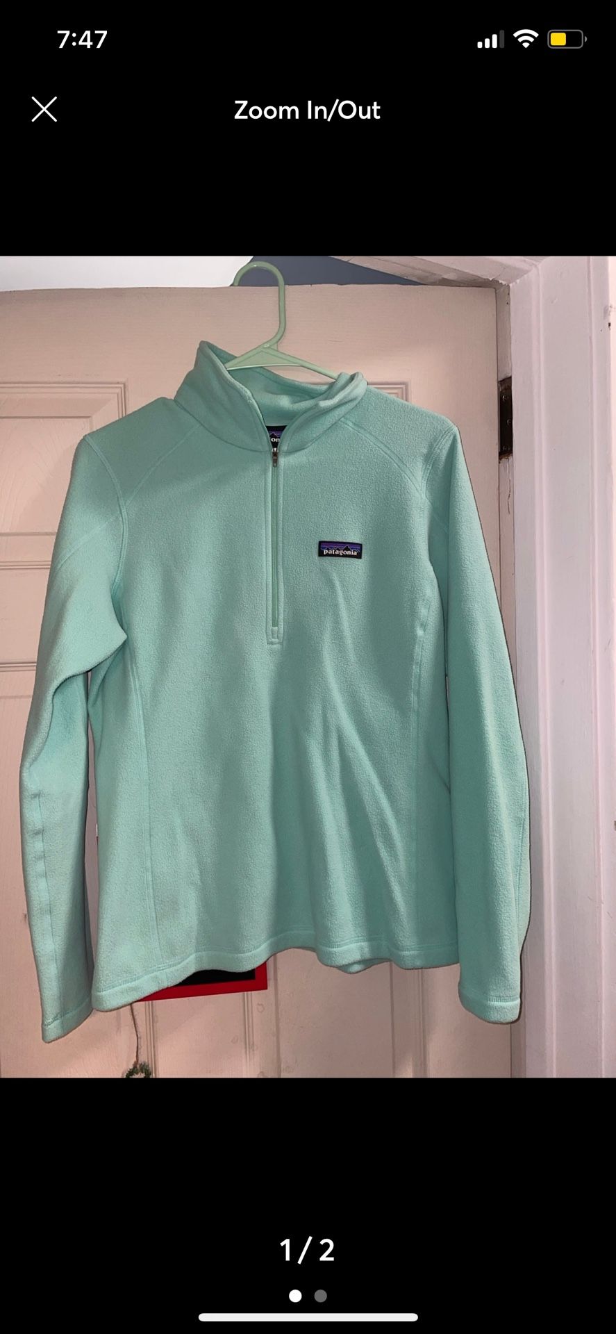 Patagonia Zip Up Size Medium 