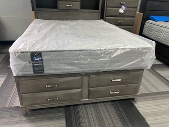 New mattress, boxpring & metal frame. All sizes available. Twin mattress at $99. Hablamos Espanol.