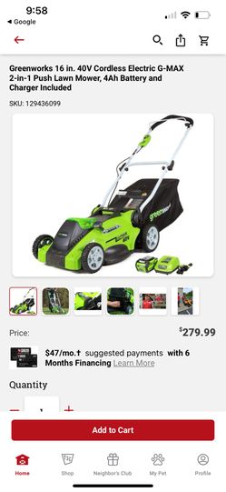 Electric lawnmower