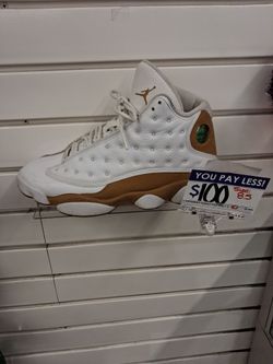 Air Jordan 13 White Wheat Sneakers Size 8.5