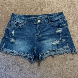 women's vanilla star jean shorts 7