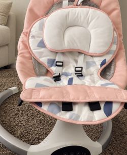 ✨ Like-New Electric Baby Swing – Pink