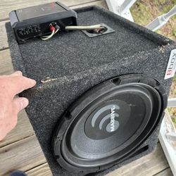 1000watts Car Amp And Subwoofer 