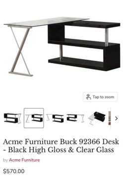 Computer desk acme furniture 92366 desk