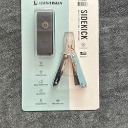 BRAND NEW LEATHERMAN, Sidekick Pocket Size Multitool with Spring-Action Pliers and Saw, Stainless Steel with Nylon Sheath