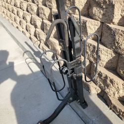 Dual Adjstable Hitch Mounted Bicycle Rack 