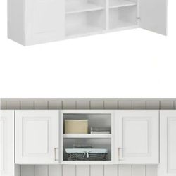 Laundry Room Wall Cabinet Verona White *NEW*