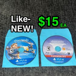 🏹 Horizon Zero Dawn PS4 – Like New – $15 Each (Standard & Complete Edition)