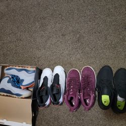 Jordan Shoes And 1 DC Shoe Great Conditions!