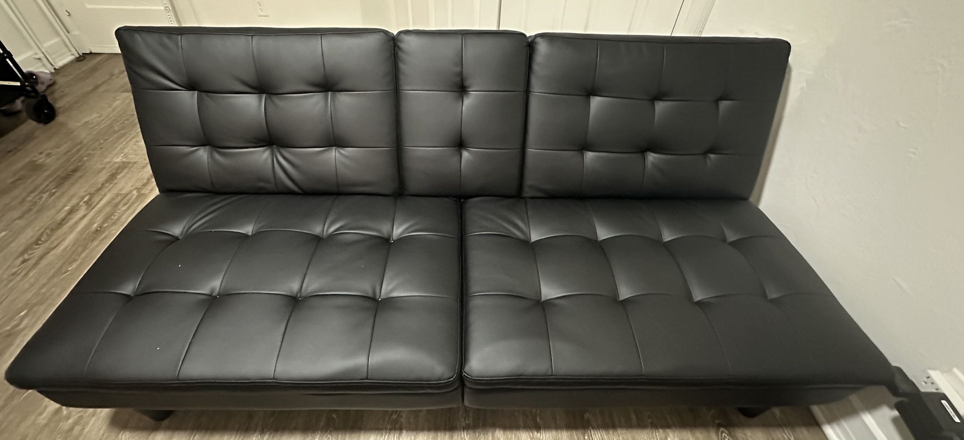 Memory Foam Futon with Cupholder and USB