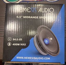 Nemesis 6.5 speakers 4 available
